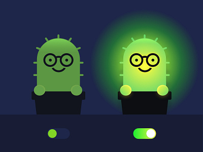 On/Off Switch cactus dailyui dailyui015 dailyuichallenge light onoff onoff switch switch