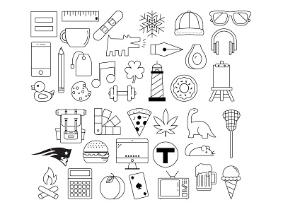 Line Art Pattern custom tape free mule pattern sticker