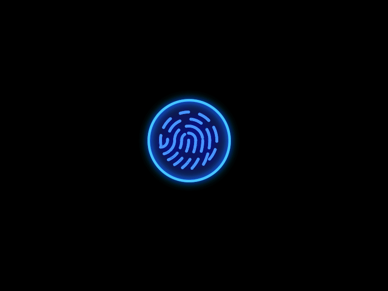 Fingerprint Unlocking by Eighteen on Dribbble