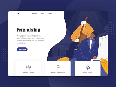 Friendship design icon illustration ui web