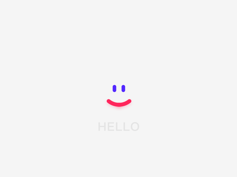 Hello animate branding design icon logo
