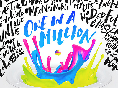 Elevation Church Kids Album cover handlettering typography