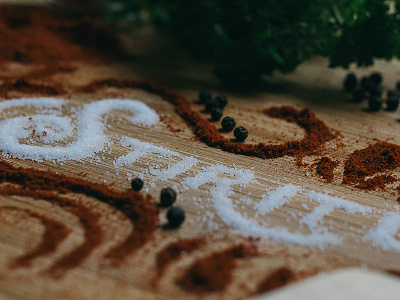 Spice Type food type typography