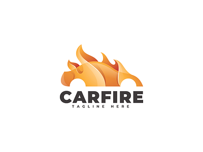 Fire Car 3d automotive brand car design fire flame gradient gradient icon illustration logo modern transparent transportation vector vehicle