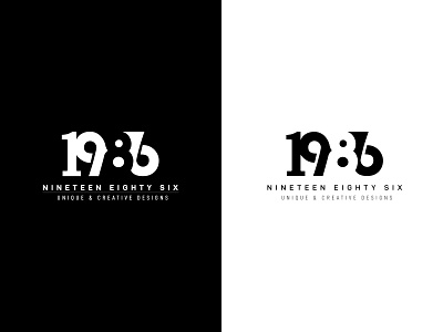 1986 logo logo design