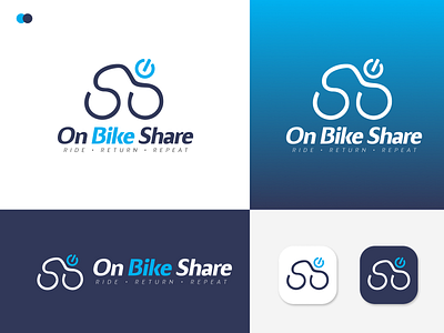 On Bike Share logo design