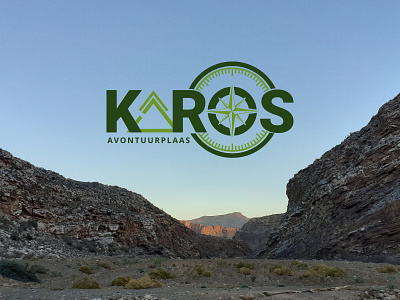 Karos Avontuurplaas adventure branding logo design