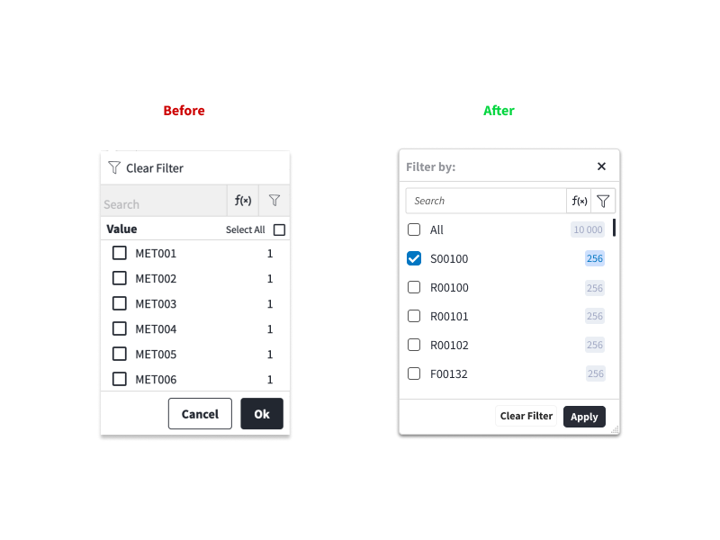 Filter Menu by Jeandre on Dribbble