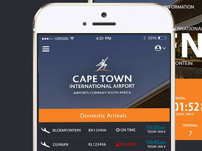 Airports App Consept airports