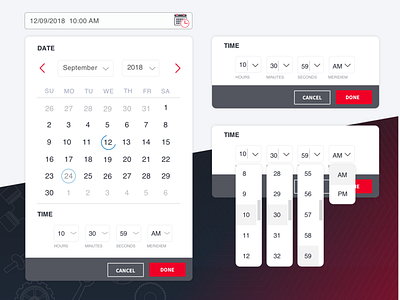 Mobile Datetime Concept