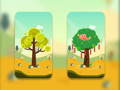 tree healthy illustration lucky tree ui vector