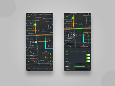 footprint design footprints map track ui