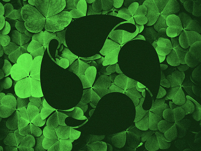 Good Luck Out There ☘️ agency clover green holiday leaf shamrock studio web