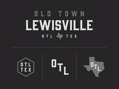 Texas Forever black branding grey neighborhood serif state texas type white