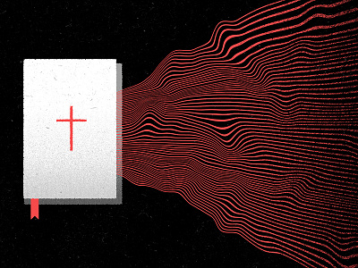 Theology Matters art bible book church distorted editorial design illustration texture waves wavy