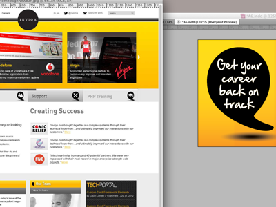 The Inviqa Brand brand corporate identity creative marketing website design