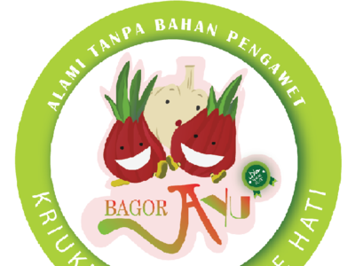 Bawang goreng food garlic logo