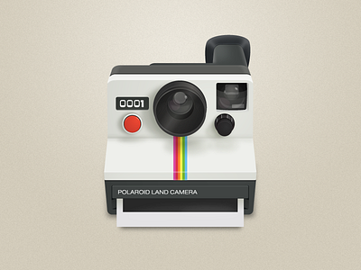 Polaroid draft illust vector