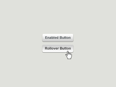 Simple button button grey html rollover simple white