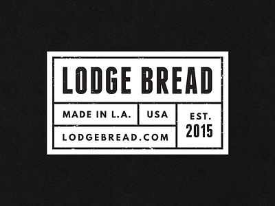 Bread Label bread distressed food label logo tag typography