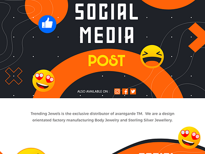 Social Media Post Design agency branding business clean corporate creative design marketing photography typography