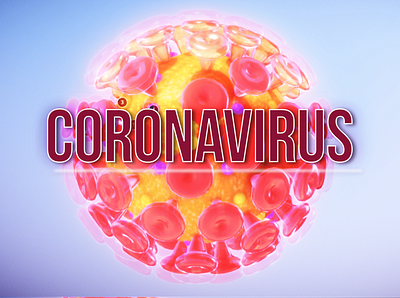 Coronavirus branding corporate design logo