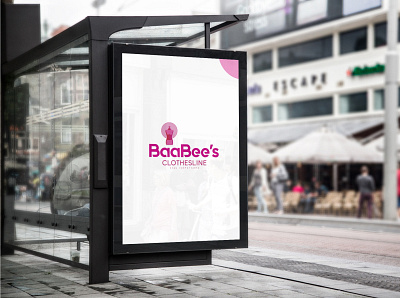 Baabees Clothesline branding design logo ui