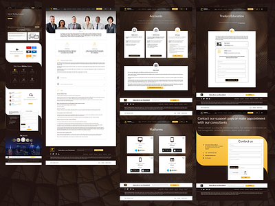 Bullteks Trading and Consulting design figma sketch stockmarket ui ui ux ux web web app web design