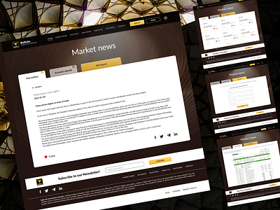 Inner pages for stock market Bullteks app design design figma sketch ui ui ux ux web design