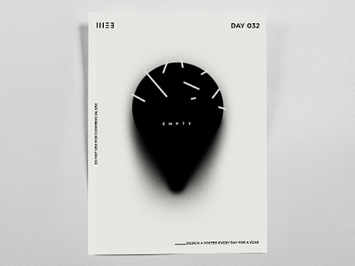 "032 EMPTY" abstract animation art avant garde baugasm bauhaus clean design flat graphic design illustraion illustration illustrator logo minimal motion poster poster a day typography ui