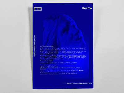 "BLUE SCREEN 014" abstract abstract art animation art baugasm bauhaus branding center clean design flat illustraion illustration illustrator logo minimal poster poster a day typography vector