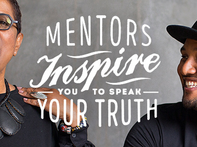 Thank your mentor campaign linkedin mentor typography
