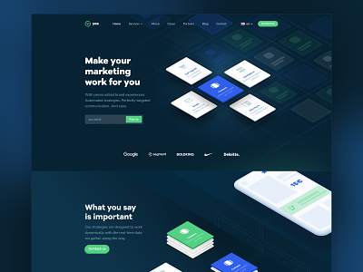 Landing Page for YEA Personalize