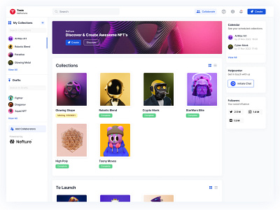 NFT Collections Dashboard