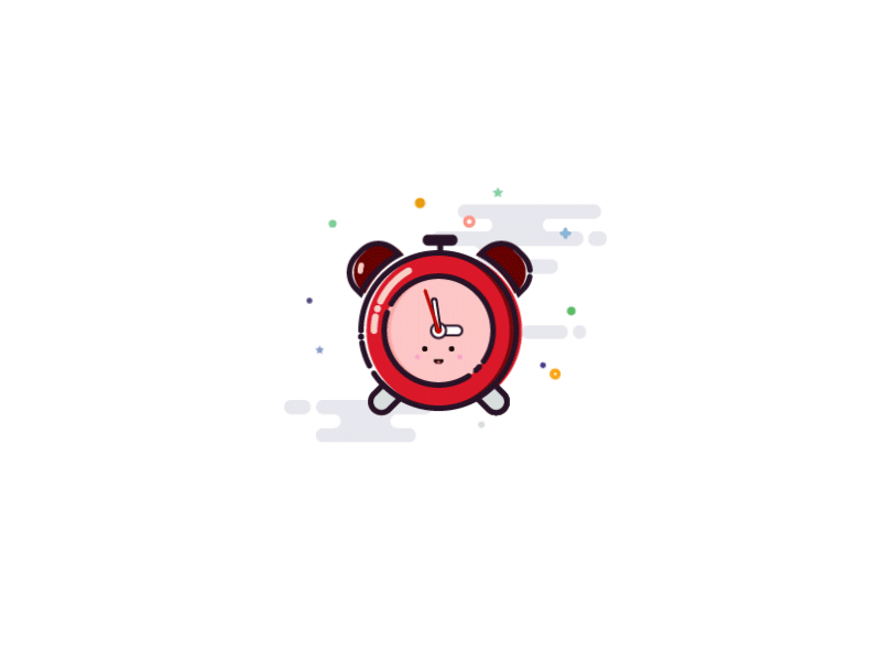 ALARM CLOCK alarm animation clock cute