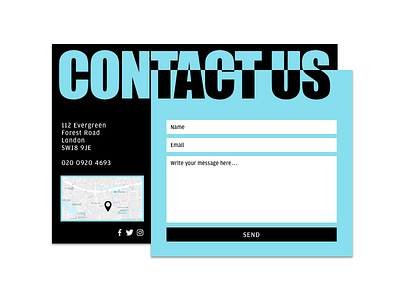 DailyUI#028 - Contact Us amplitude contact us dailyui dailyui028 design impact ui