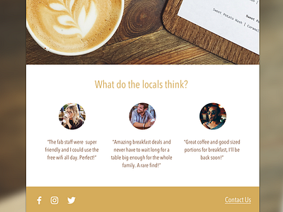 DailyUI#039 - Testimonials