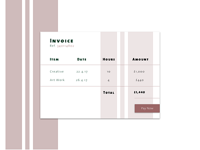 DailyUI#046 - Invoice dailyui dailyui046 design invoice thesans ui