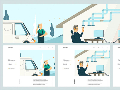 Illustration and Design Concept design digital illustration interface ui ux