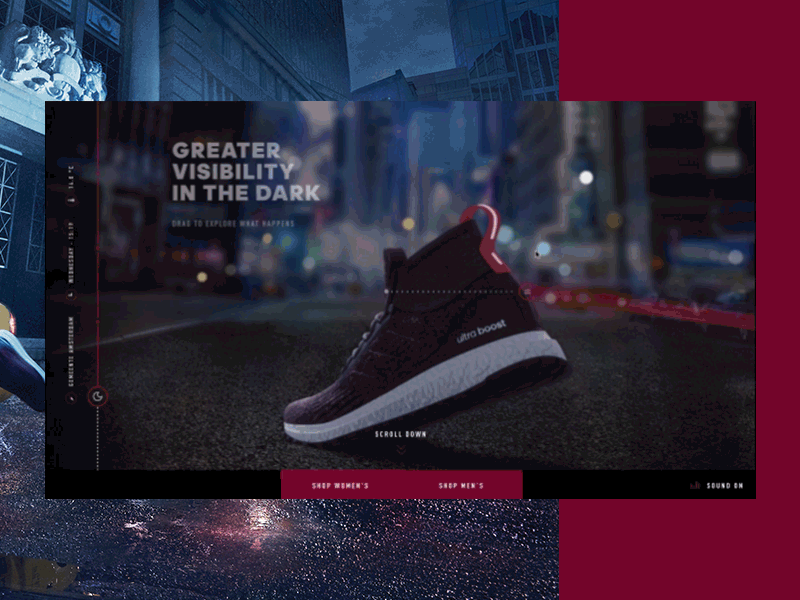 Digital Design to Adidas Ultraboost design digital interface ui ux