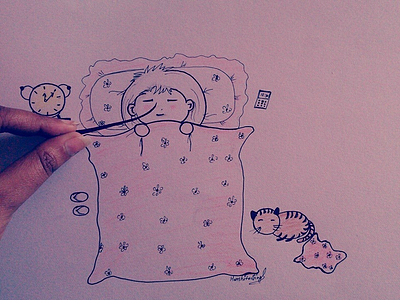 Don't Disturb Me illustration Drawing.