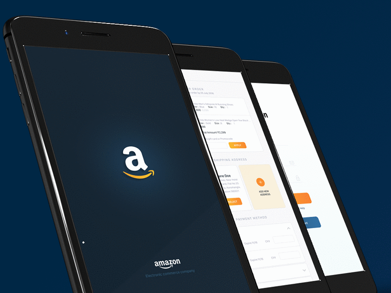 Amazon Redesign Promo amazon concept design creative app iphonexapp redesign concept ui ux
