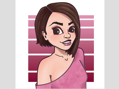 New haircut=New avatar character girl illustration