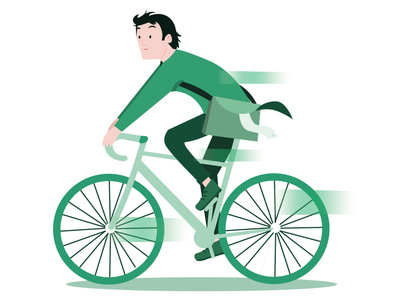 Cyclist 2d 2dart bicycle character character art character design cyclist design designmatters flat flat design francescatabasso illustration illustration art illustrator illustrator art motion art vector vector art vector artwork