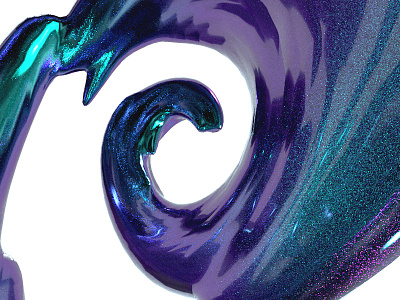 Glitter Wave | 2 3d 4d c4d capener cinema4d colour concept design edinburgh experiment glitter maxon