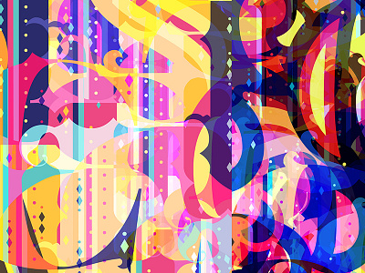 ColorFont Header adobe color colourful font illustration letters type typography