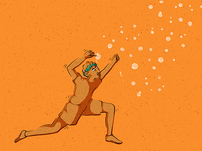 Veni, vidi, veci bubbles conquering crown determination fight funny latin movement orange warrior