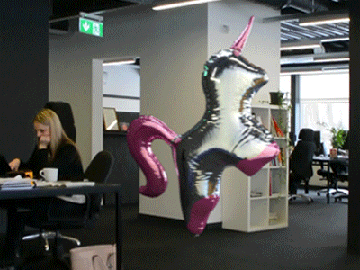 Unicorn 3d animation design motion graphics vfx