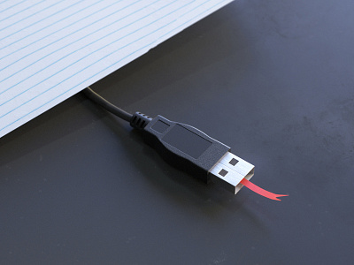 Snake 3d c4d illustration snake usb