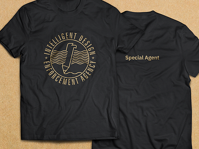 IDEA Logo & T-shirt black brand bureaucracy eagle gold government logo pencil t shirt